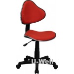Import swivel fabric mesh chair F010B RED