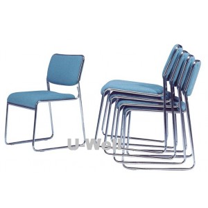 mesh armless stacking chair S007B