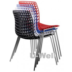 KD plastic stackable tea coffee room chair S018