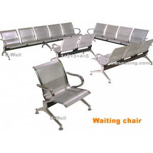 Public fashion airport waiting chair 1,2,3,4, 5seaters