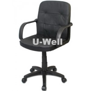 Hottest computer arms office staff swivel lift chair brown color L203