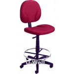 drafting high extendable fabir stool, red