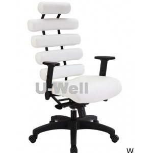 White pillow office chair high back multifucntion