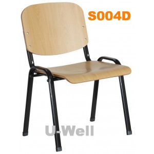 wood school student stack chair S004D