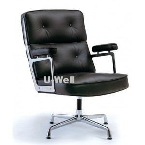 Big back aluminum  leather chair, Eames chair L085-2