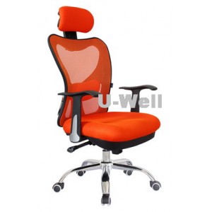 2014 hottest high back orange manager mesh office chair