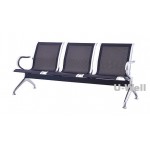 Promotion black bench waiting guest reception chair 503