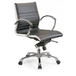 Office Leather chair visitor sled base L183A-3