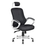 New black PU leather office chair L2010