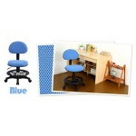 High footrest study chair for children pink color F002H