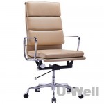 High Back Leather Executive Office Chair Beige China