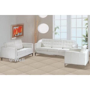 white office florence knoll sofa U-Well