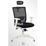Pro-white Mesh High-Back Executive Chairs, blue