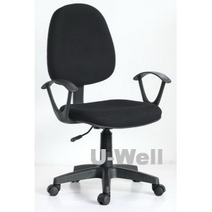 Fabric Low-Back Task chairs black F016