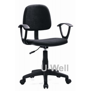 staff office chair with arm F004A black